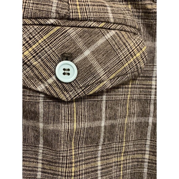 Cato Women’s Size 16 Plus Gray Grey Plaid Curvy Wide Leg Stretch RN 37080 Flat - Picture 9 of 9